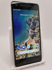 Google Pixel 2 Black Unlocked 64GB 5.0" Android Smartphone Cracked Back