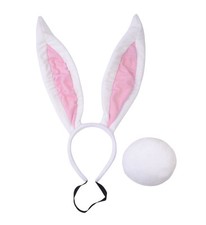 Child Big Bunny Ear & Tail Set