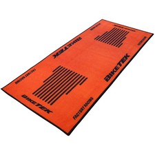 BikeTek Motorcycle Motorbike Workshop Garage Mat BikeTek Orange