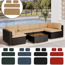 Garden Rattan Sofa Set Cushion