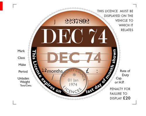 December 1974 replica - x, 2