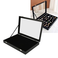 Dustproof Pin Display Case Clear Medal Display Case Frame Badges Pin Jewelry