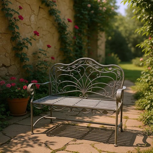 Seat vintage garden bench - vintage,
