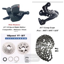 LTWOO A7 1x10 Speed MTB Groupset Shift Lever Derailleur Cassette Shimano Chain