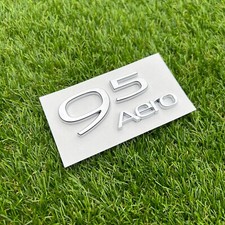 New A/Market SAAB NG 9-5 10-11 95 Aero Rear Badge Emblem Matte Chrome 12841801