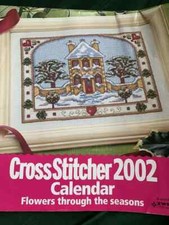 CROSS STITCH CALENDAR Various Multiple Choice Drop Down Menu