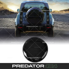 BLACK REAR SPARE WHEEL TYRE COVER FOR LAND ROVER DEFENDER L663 90 110 2020+