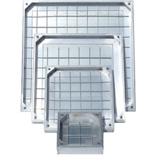 DS-Line-80 Aluminium 80mm Depth Double Sealed Recessed Manhole Cover - ALL SIZES