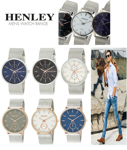 Henley men watches two tone - two,