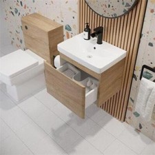 Wall Mounted Bathroom Vanity Unit & Basin Sink Storage Furniture Cabinet 500mm