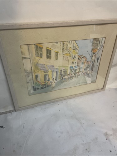 Vintage watercolour painting - watercolour,