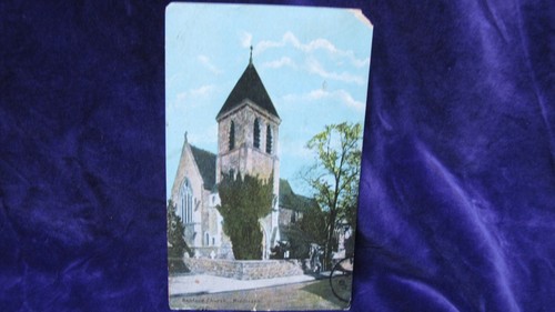 Postcard ashford church - ashford,