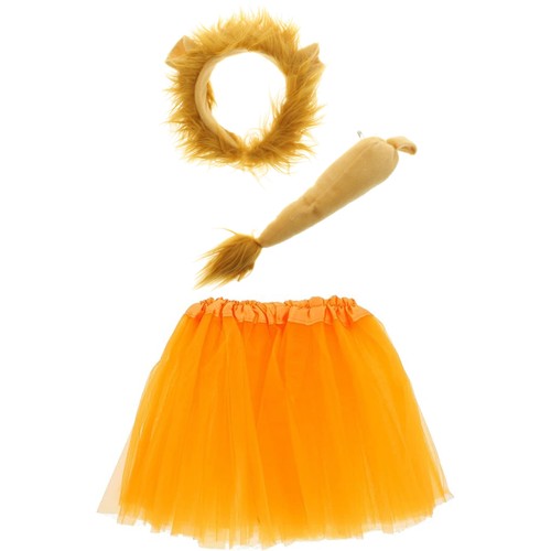 Furry lion piece - lion, set