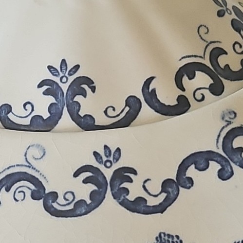Masons willow blue white - &,