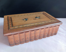 Antique Sorrento Puzzle Style Box Jewellery Trinkets Olivewood Made in Italy