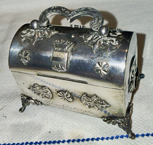 Antique silver with - antique, gilt