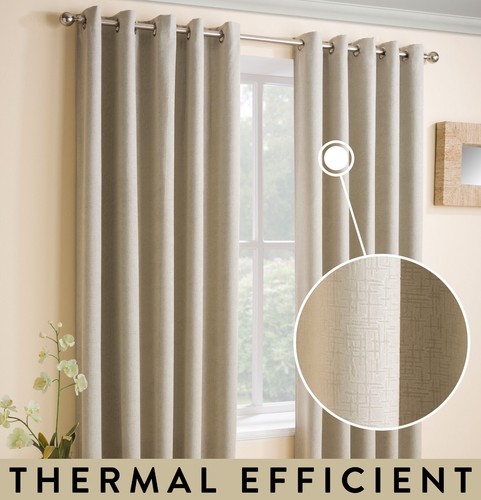 Cream 46x72 curtain eyelet - cream,