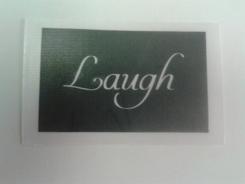 Laugh word stencils - , for