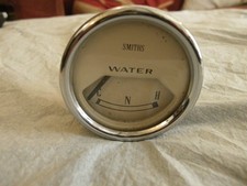 Smiths Classic Water Temperature Electrical Gauge  Magnolia Dial & Chrome Bezel