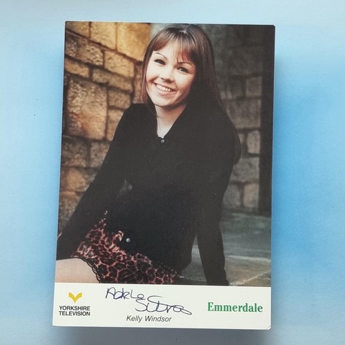 Emmerdale cast card c1995 - emmerdale,