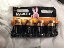 Duracell plus D Batteries (4