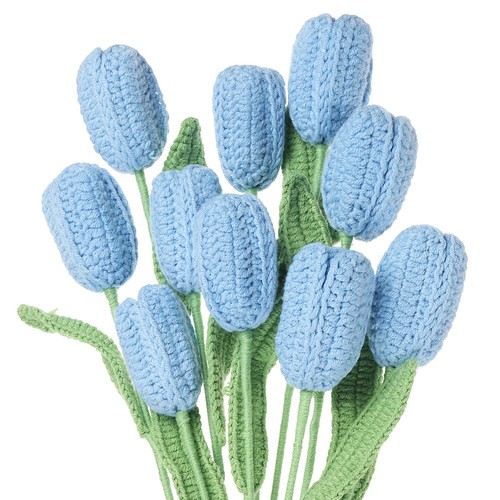 10pcs tulip crochet - 10pcs,