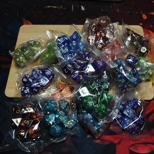 Polyhedral dice set - dice, rpg