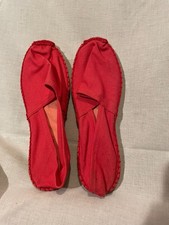 Toast Espadrilles Coral Linen