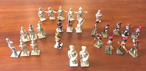Metal wargaming figures - 27,