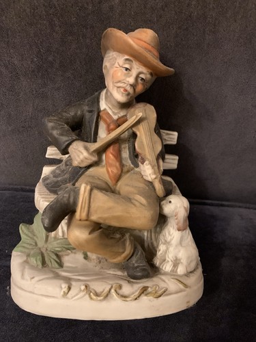 Homco porcelain old man - homco,