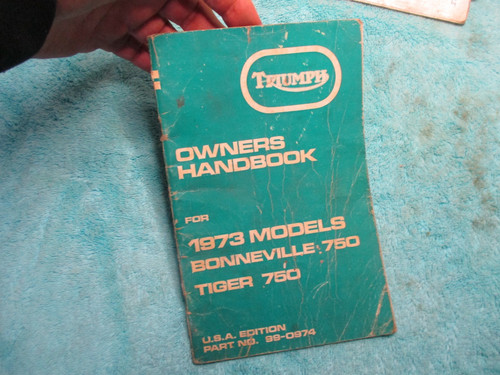 Triumph t140 owners manual - triumph,