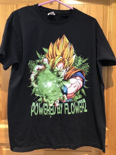 Powered flower black cotton - powered,