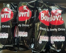 4 pack Bovril Beefy Hot Drink Instant Beef Flavoured 7 x 4 ( 28 x Cups Drink ) 