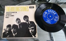 THE ROLLING STONES" - 7" Vinyl  Four-Track EP (1964)  Decca DFE 8560 Mono  VG/VG