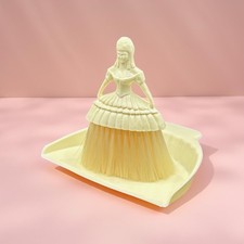 Vintage Betterware Crinoline Lady Crumb Brush & Tray 1960s Retro Home Set VGC