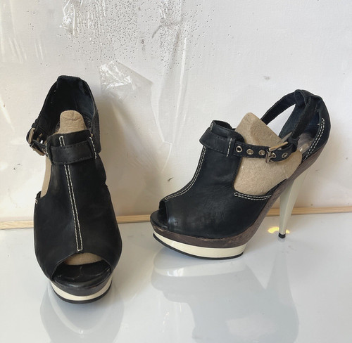Faith high heels leather - high,