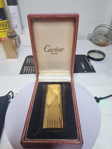 Cartier gold plated plague - cartier,