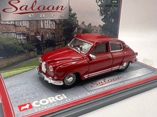 Corgi Saloon Cars 01701 Red Saab Diecast Model Car In Case