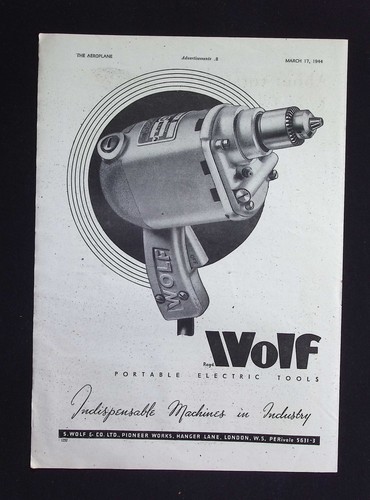 Original 1944 advert wolf - 1944,