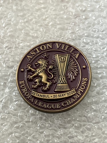 Aston villa supporter enamel - aston,