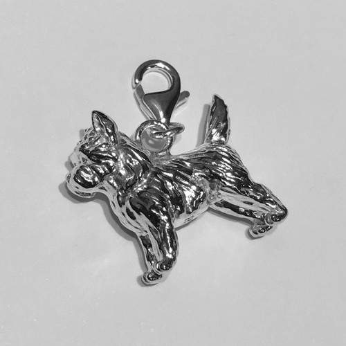 Cairn terrier sterling silver - terrier,