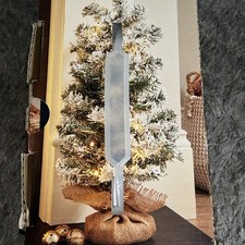 Christmas tree PRE-LIT Artificial mini snowy sapling 2ft 60 cm 72 tree tips. 