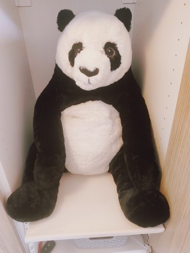 Large panda plush soft toy - plush,