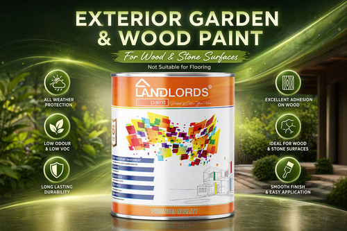 Exterior garden wood paint - wood,