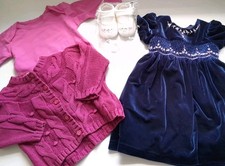 Baby Girls Bundle 3-6 Months Excellent Condition NEW SHOES Debenhams M&S