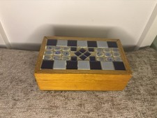 Pretty vintage wooden storage