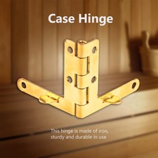 20Pcs Small Hinges, Gold Mini