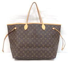 LOUIS VUITTON Monogram Neverfull GM Tote Shoulder Bag Canvas Brown w/o pouch
