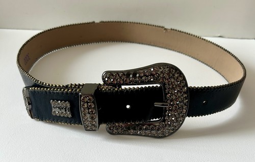 Simon leather black - leather, belt