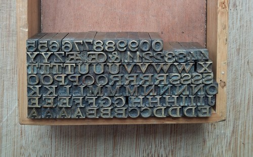 Bookbinders brass type 6mm - type,